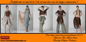 Absolvent Ana Maria Suica la curs design vestimentar